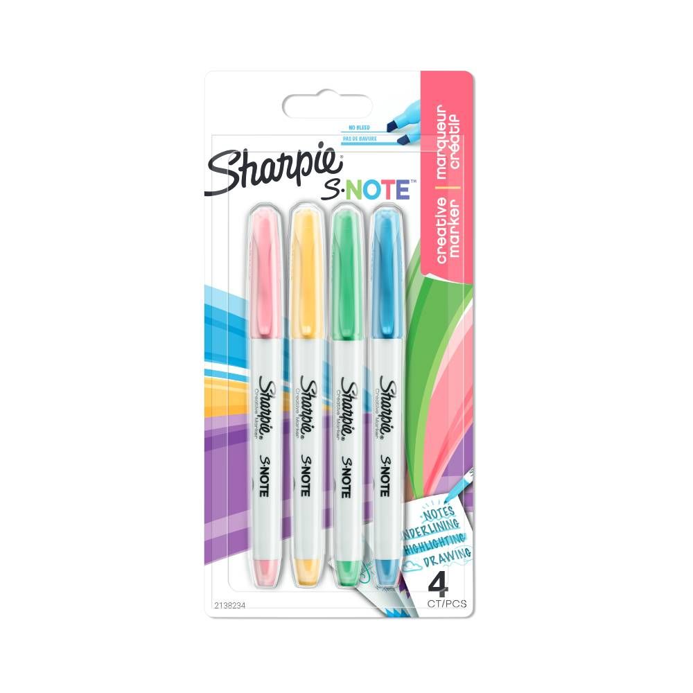 Sharpie S-Note Assorted Creative Markers